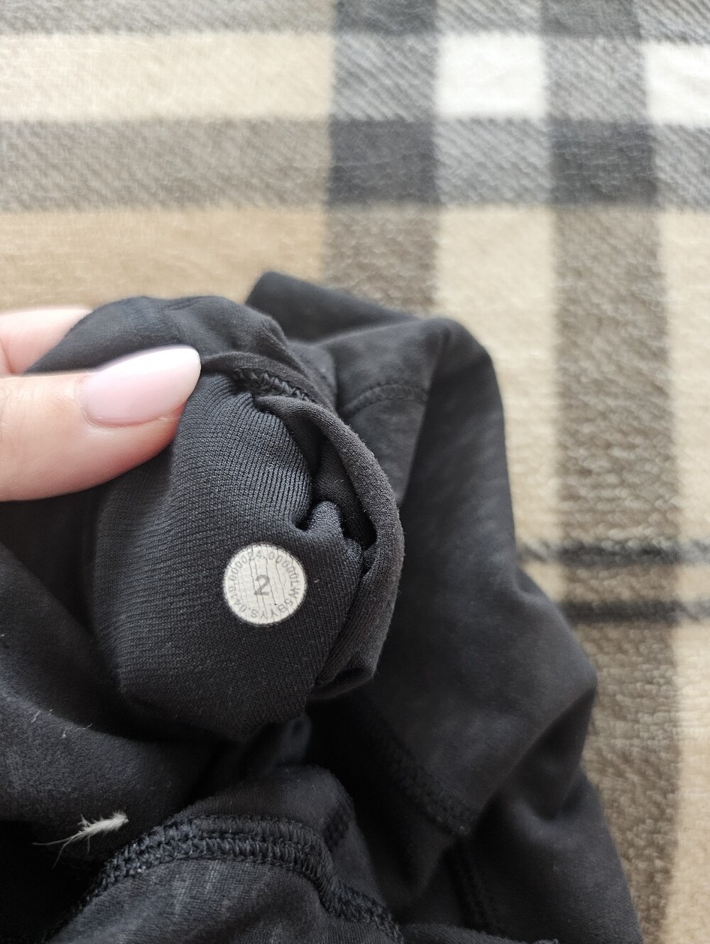 lululemon athletica Black Textured High-Rise Leggings - Picture 5 of 5
